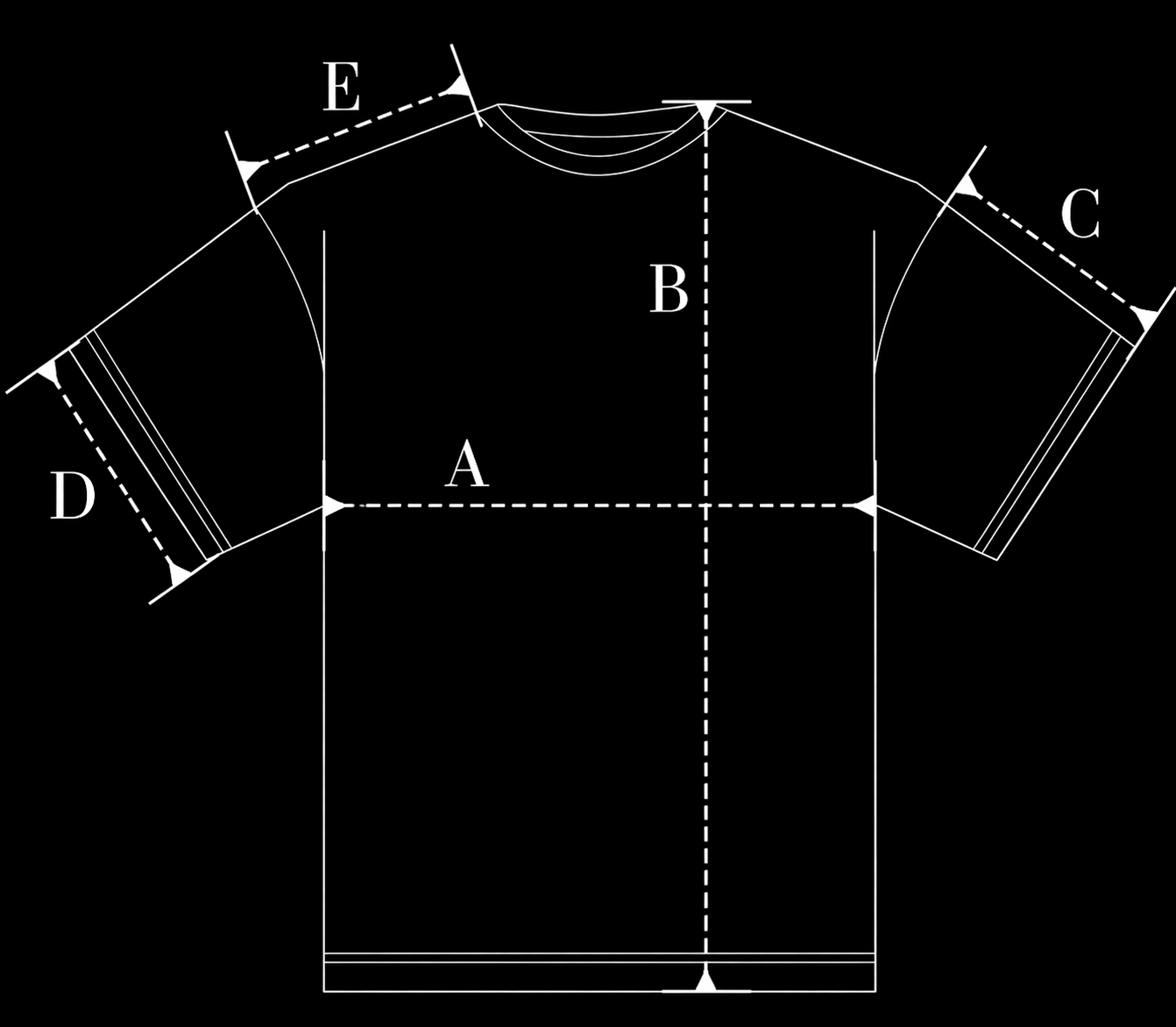 Tee Measurement Diagram